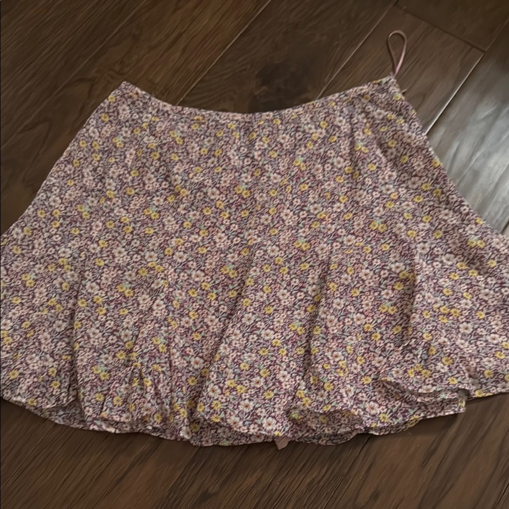 Floral Pink Skirt
